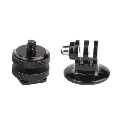  DSLRKIT 1/4-20 Camera Hot Shoe Adaptor with Tripod Mount for Hero 1 2 3 3+