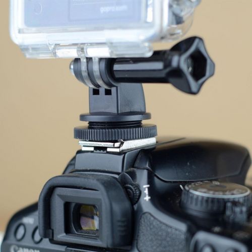  DSLRKIT DSLR Hotshoe Mount Adapter for GoPro Hero