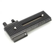 DSLRKIT 2 Way Macro Shot Focusing Focus Rail Slider for Canon Nikon Sony Camera D-SLR, New Updated Version