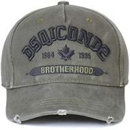 [아마존베스트]DSQICOND2 Cap Cotton Letters Hat Embroidery Black Dad Hip Hop Baseball Cap Snapback Hat Cap for Men Women Hat