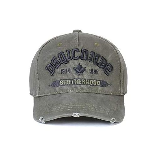  [아마존베스트]DSQICOND2 Cap Cotton Letters Hat Embroidery Black Dad Hip Hop Baseball Cap Snapback Hat Cap for Men Women Hat