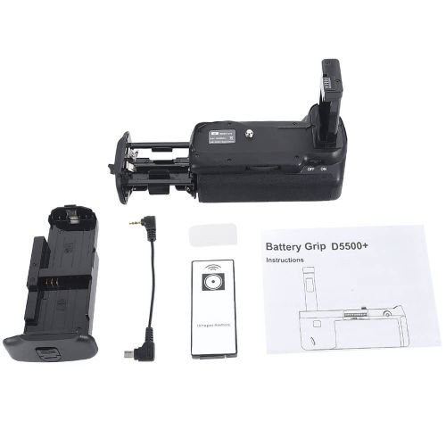  DSTE Replacement for Pro IR Remote MB-D5500 Vertical Battery Grip Compatible Nikon D5500 D5600 SLR Digital Camera as EN-EL14
