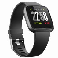 DSmart 2019 version H4 Fitness Health 2in1 Smart Watch for Men Women Smartwatch with All-day Heart Rate Monitor Activity Tracker Sports Stesp Calories Counter Running Wristband for Androi