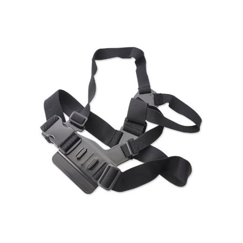  DSstyles Adjustable Chest Mount Harness for GoPro Hero 1, Hero 2, Hero 3, Hero 3+, Hero 3 Plus, Hero 4 Camera - Black