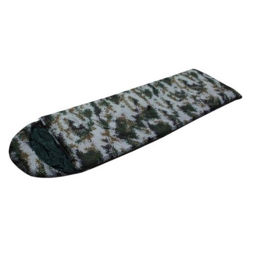  DSstyles Camping Single Sleeping Bag Camouflage Keeping Warm Thick for Outdoor 210cm70cm Thicken 2000 Grams
