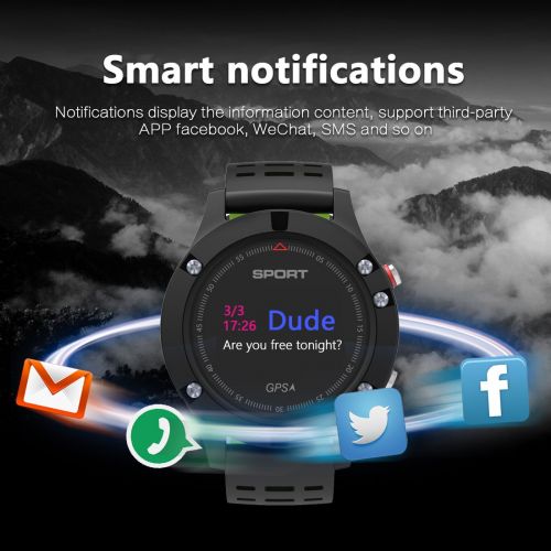  DTNO.I Smart Watch,Sports Watch AltimeterBarometerThermometer Built-in GPS, Fitness Tracker Running,Hiking Climbing,IP67 Waterproof Heart Rate Monitor Men, Women Adventurer