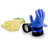 Zip Gloves Heavy Duty Dry Suit Gloves with Liners