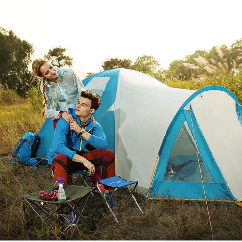  DULPLAY Campingzelt Fuer Outdoor-Sportarten, Mit Tragebag Vollautomatische Wasserabweisend Dauerhaft Belueftet Uv-Schutz Wandern
