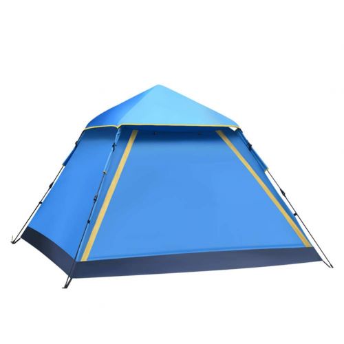  DULPLAY Vollautomatische Kuppel Zelt, Instant Fuer Camping Familienzelt Double-Layer Wasserabweisend Portable Feld Camping Beach