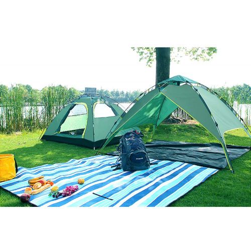  DULPLAY Outdoor Campingzelt 2-4 Personen, Sun Dome Wasserabweisend Zelte Fuer Outdoor-Sportarten Feld Camping Wandern Reisen Strand
