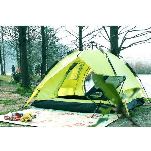  DULPLAY Outdoor Campingzelt 2-4 Personen, Sun Dome Wasserabweisend Zelte Fuer Outdoor-Sportarten Feld Camping Wandern Reisen Strand