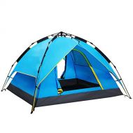 DULPLAY Portable Instant Campingzelt, Zelte Fuer Outdoor-Sportarten Double-Layer Vollautomatische Grosser Raum Falten 3 Jahreszeiten