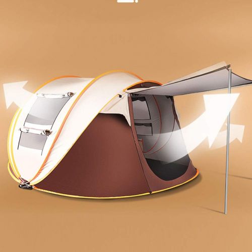  DULPLAY Outdoor 3-4 Personen Automatisches Pop-up Campingzelt, Instant Wasserabweisend Professionell Uv-Schutz Familienzelt