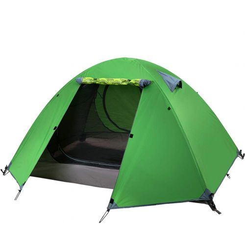  DULPLAY 2 Personen Outdoor Campingzelt,Wasserabweisend Regendichte Pop-up Familienzelt Double-Layer Fuer Den Bereich Camping