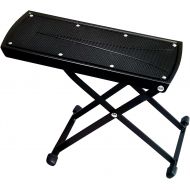 DUMEALAGR Guitar Foot Rest Stool Height Adjustable Footstool Excellent Stability with Rubber End Caps and Non-Slip Rubber Pad for Classical Guitar