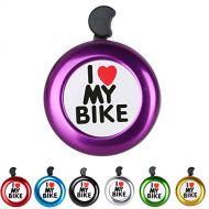 DUNCHATY I Like My Bike Bell - Bicycle Bell - Loud Aluminum Bike Horn Ring Mini Bike Accessories for Adults Men Women Kids Girls Boys Bikes