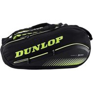 Dunlop Sports SX Performance 12-Racket Thermo Tennis Bag, Black/Yellow