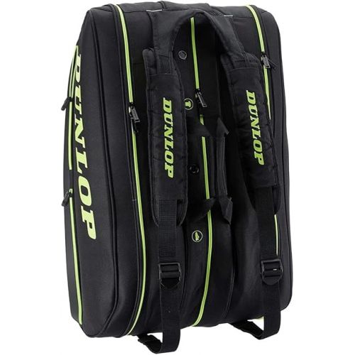  Dunlop Sports SX Performance 12-Racket Thermo Tennis Bag, Black/Yellow