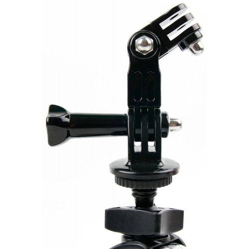  DURAGADGET Klammer mit Adapter fuer Rollei Actioncam 550 Touch | 630 | 625 | 610 | 530 | 525 | 510 | 426 | 416 | 420 | 410 | 400 | 300 Action Kameras