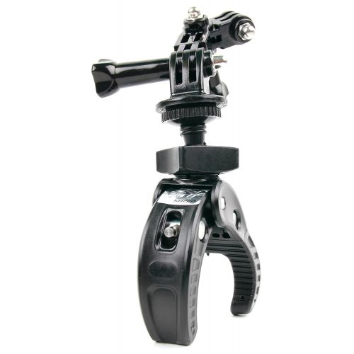  DURAGADGET Klammer mit Adapter fuer Rollei Actioncam 550 Touch | 630 | 625 | 610 | 530 | 525 | 510 | 426 | 416 | 420 | 410 | 400 | 300 Action Kameras