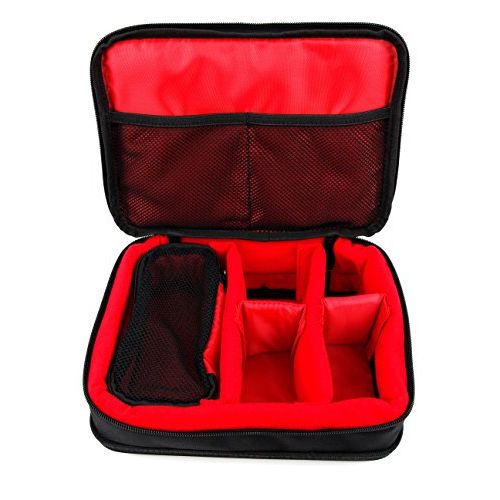  DURAGADGET Protective Black & Red EVA Storage Case - Compatible with The Logitech G Pro Gaming Mouse G603 G903 G300s G302 Daedalus Prime M185 Wireless Mouse M510 Advanced