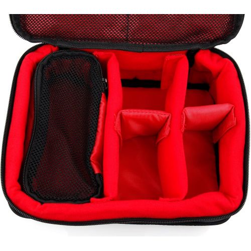  DURAGADGET Protective Black & Red EVA Storage Case - Compatible with The Razer Mamba & Razer Mamba HyperFlux