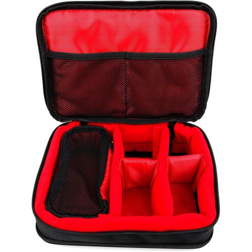  DURAGADGET Protective Black & Red EVA Storage Case - Compatible with The Razer Mamba & Razer Mamba HyperFlux