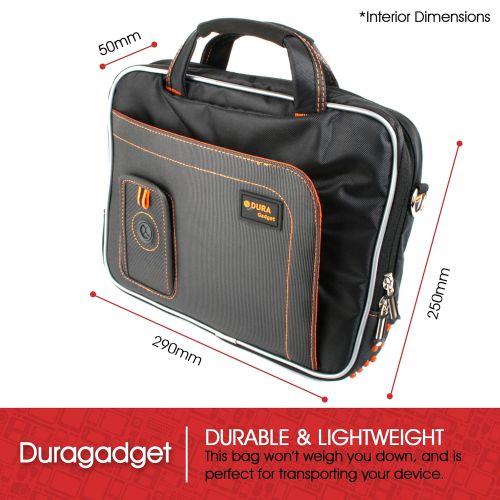  DURAGADGET Protective Notebook Case With Adjustable Shoulder Strap For Samsung Series 3 Chromebox, Series 5 Chromebook 12.1 & NS310 10.1