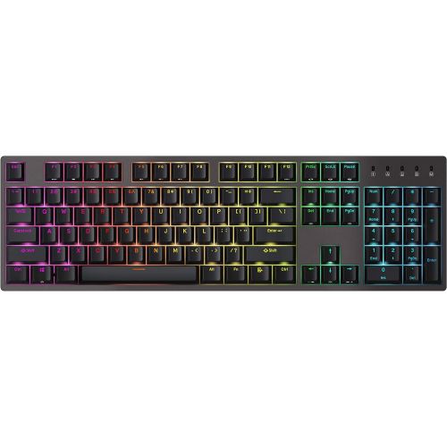  Durgod Taurus K310 Nebula Mechanical Gaming Keyboard - 104 Keys - Double Shot PBT - USB Type C [ RGB Backlit]