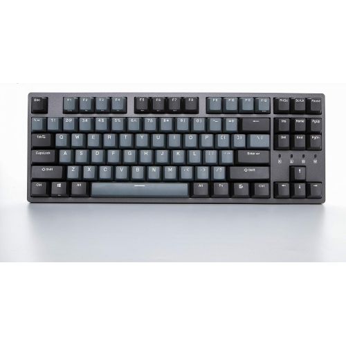  DURGOD Typewriter Mechanical Keyboard Cherry MX Red Switches Type C Interface Tenkeyless 87 Keys (with Dust Cover) for TypistOffice (Space Grey)