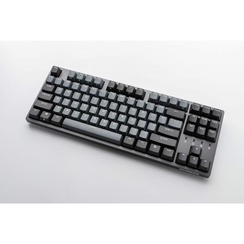  DURGOD Typewriter Mechanical Keyboard Cherry MX Red Switches Type C Interface Tenkeyless 87 Keys (with Dust Cover) for TypistOffice (Space Grey)