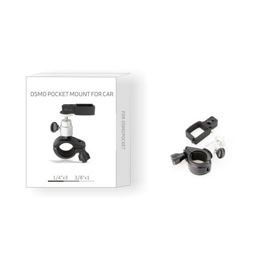  DUS Halterung Motorrad Fahrrad Erweiterungsset Zubehoer fuer DJI OSMO Pocket Gimbal Kamera - mit 1/4 Zoll und 3/8 Zoll Schnittstelle