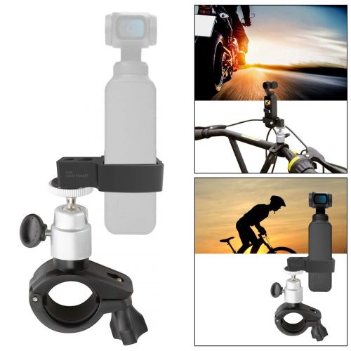  DUS Halterung Motorrad Fahrrad Erweiterungsset Zubehoer fuer DJI OSMO Pocket Gimbal Kamera - mit 1/4 Zoll und 3/8 Zoll Schnittstelle