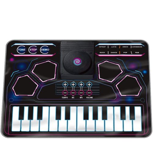  DUWEN-electronic organ DUWEN Childrens Keyboard Drum Pedal Electronic Piano Blanket Beginner Boy Girl Toy