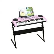 DUWEN-electronic organ DUWEN Childrens Keyboard 6-10 Years Old Self-study Tutorial Beginner Zero Foundation (With Microphone + Piano Stand) (Color : Pink)