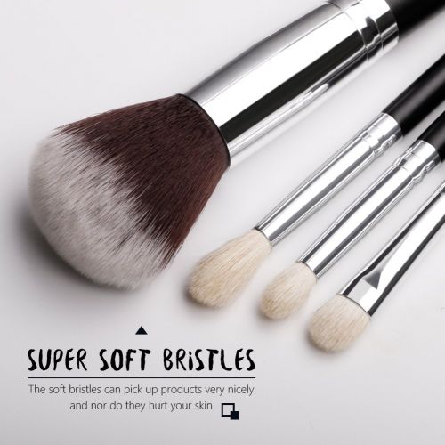  [아마존 핫딜]  [아마존핫딜]DUcare Makeup Pinsel Set 15 Stueck Schwarz Gesicht Professionelles Foundation Lidschatten Kosmetik Brushes Kit mit Tasche