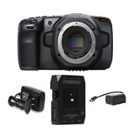 DVESTORE Blackmagic Design Pocket Cinema Camera 6K with Core SWX Powerbase Edge Battery Bundle