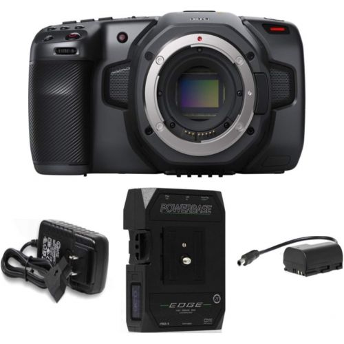  DVESTORE Blackmagic Design Pocket Cinema Camera 6K with Core SWX Powerbase Edge Battery Bundle