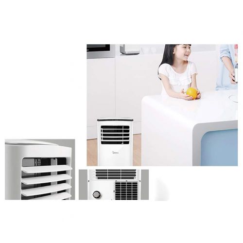  DW&HX Air Conditioner with dehumidifier and Fan, Removable, Free Installation, Energy Saving Silent Air conditioners for Rooms up to 10 ㎡-White