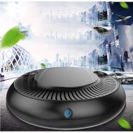 DW&HX Black Mini Car Air Purifier, Car air freshener,Portable Car Aromatherapy, Ionizer, Ionic Air Purifier|Removes Pollen, Smoke, Bad Smell,Formaldehyde and Odors - Ideal for Auto