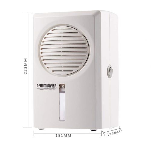 프로 DW&HX Mini Dehumidifier, Portable Silent Auto Shut Off Dehumidifiers Eliminate Moisture Closets, Bathrooms, Boats, Kitchens -White