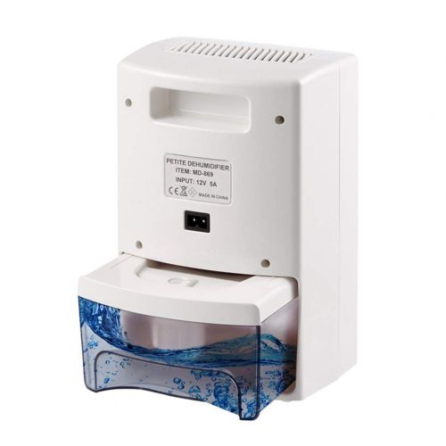 프로 DW&HX Mini Dehumidifier, Portable Silent Auto Shut Off Dehumidifiers Eliminate Moisture Closets, Bathrooms, Boats, Kitchens -White