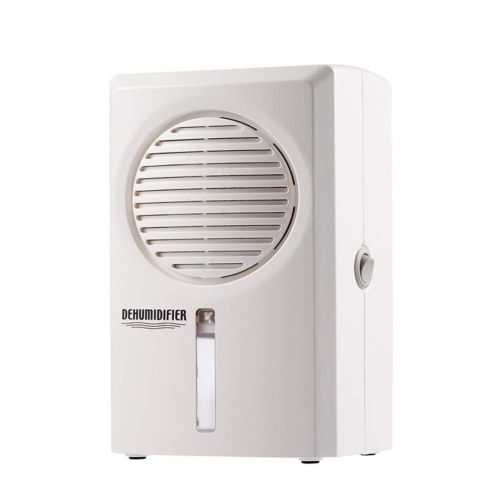 프로 DW&HX Mini Dehumidifier, Portable Silent Auto Shut Off Dehumidifiers Eliminate Moisture Closets, Bathrooms, Boats, Kitchens -White