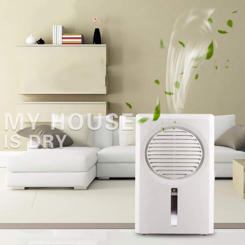 프로 DW&HX Mini Dehumidifier, Portable Silent Auto Shut Off Dehumidifiers Eliminate Moisture Closets, Bathrooms, Boats, Kitchens -White