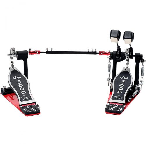  DW},description:It has long been the standard kick pedal for the rock drummer and DW pushes the bar to new heights with this 5000 Series Double Pedal. Featuring a host of refinemen