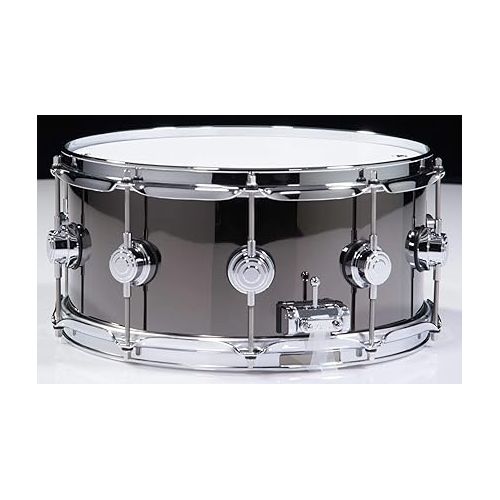  DW Collector's Series Black Nickel Over Brass Snare Drum 6.5x14