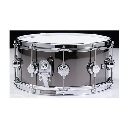  DW Collector's Series Black Nickel Over Brass Snare Drum 6.5x14