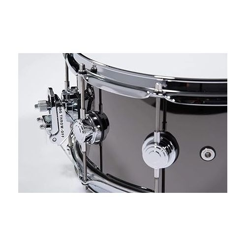  DW Collector's Series Black Nickel Over Brass Snare Drum 6.5x14