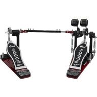 DW 5000 Series XF Extended Footboard Accelerator Double w/Bag Bass Drum Pedal (DWCP5002AD4XF),Red/Black