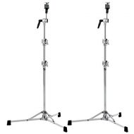 DW 6710 Straight Cymbal Stand Flat Base (2 Pack Bundle)